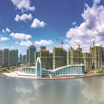 Probest ao ar livre pequena qualidade de qualidade da estação de monitoramento automática pousada em Wenzhou Dragon Boat Sports Center