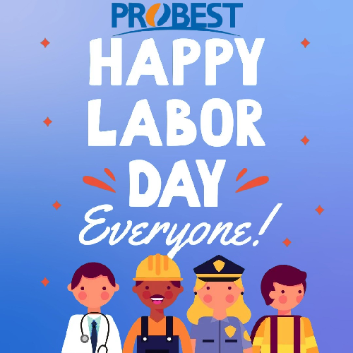 Feliz Dia do Trabalho do Probest 