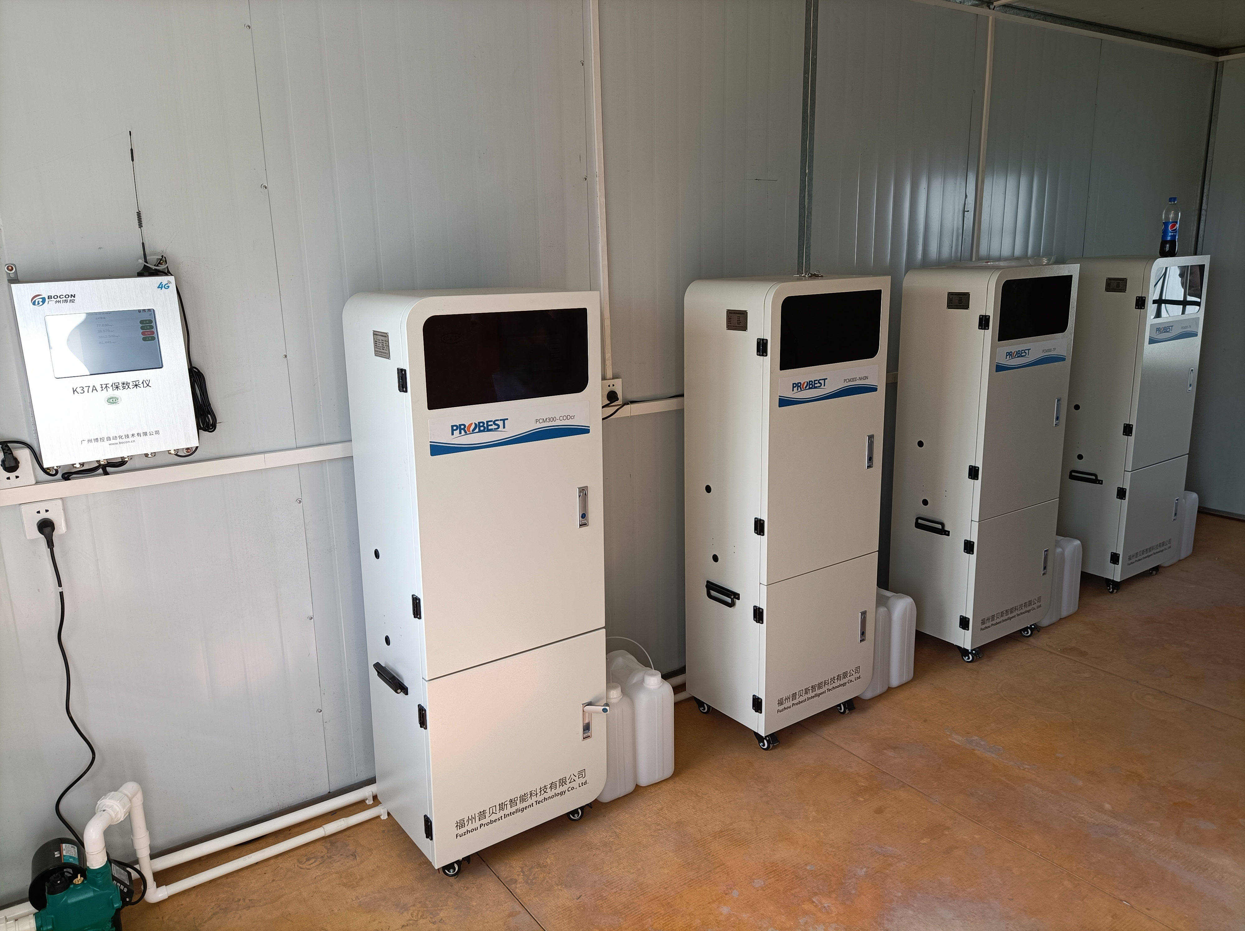 Aplica&ccedil;&atilde;o de equipamentos de monitoramento on -line da qualidade da &aacute;gua em Maozhu, Dacundiano, Jinbaotang Sewage Plants