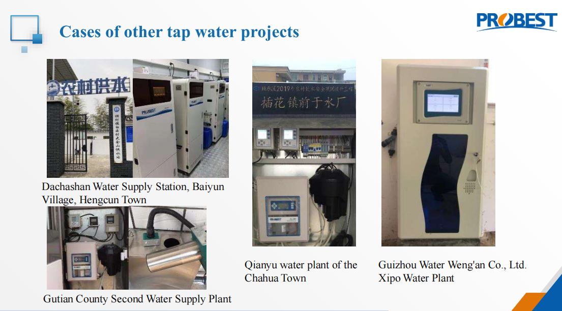 PROBEST Casos de outros projetos de &aacute;gua encanada
